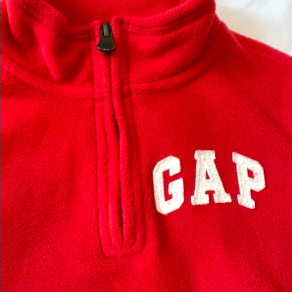 Boys GAP fleece 3/4 zip shirt or outer layer - Picture 10 of 12